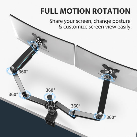 MODEL DUAL MONITOR ARM